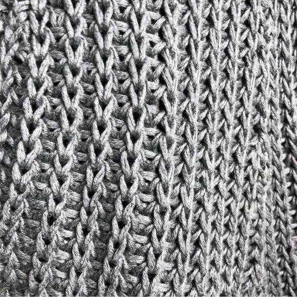 Theory Renata New Malaga gray open front linen blend cardigan sweater size Small - Picture 13 of 16